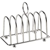 cineman Soporte para tostadas y pan de acero inoxidable- 6 orificios para el desayuno con la familia- 15-5108 cm- color…